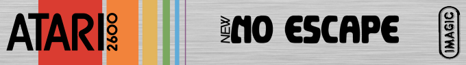 No Escape! logo for Atari 2600